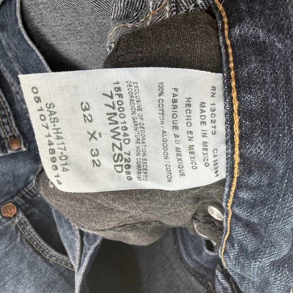 Wrangler Retro Slim Bootcut Jeans Mens 32x32 Dark Wash Blue Denim 77MWZSD Mexico